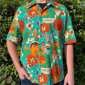 Jeff Granito Three Hour Tour Gilligan’s Island Hawaiian Shirt - Unisex XL